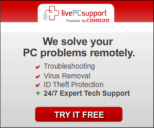 livePCsupport Banner