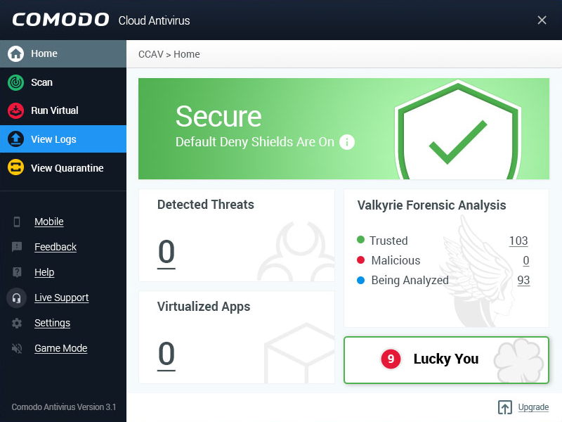 Бесплатные антивирусы комодо. Comodo антивирус. Интерфейс антивируса comodo. Comodo антивирус значок. Облачный антивирус (CLOUDAV).