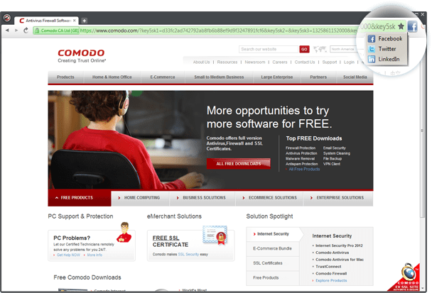 Dragon Web Browser, Download Comodo Dragon Internet Browser