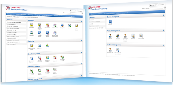 comodo antispam gateway