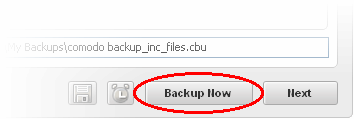 CBU Backupnow