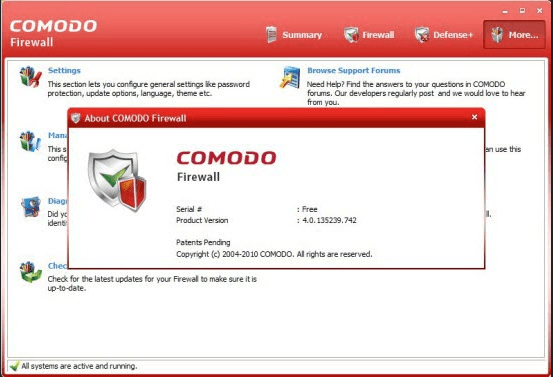 comodo personal firewall download