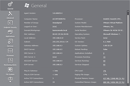 esm endpoint properties