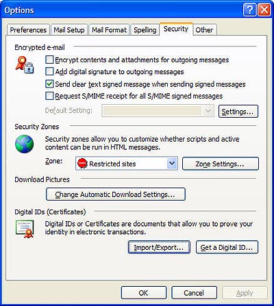 Security Options
