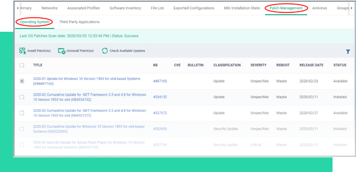 healthy endpoints